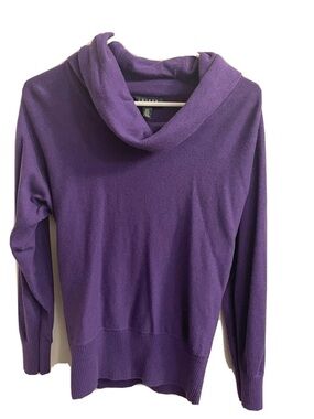 Ralph Lauren Purple Cowl Neck Sweater